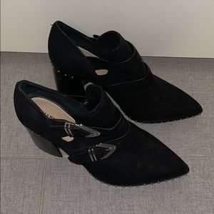 Gianni Bini black studded booties